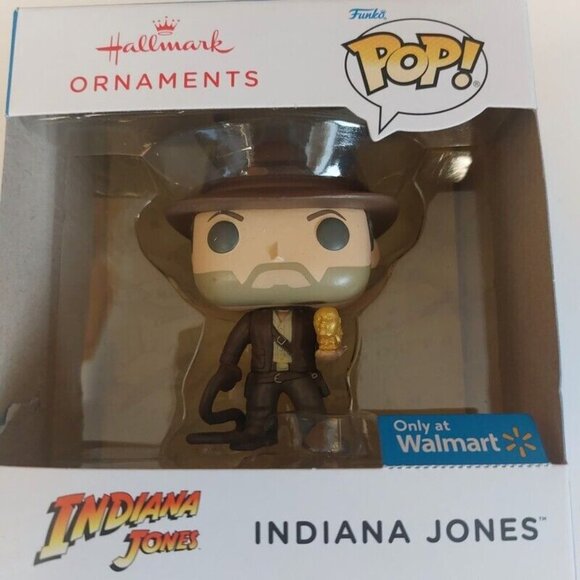 Hallmark Funko Pop INDIANA JONES Christmas Tree Ornament Walmart Exclusive - Picture 2 of 4